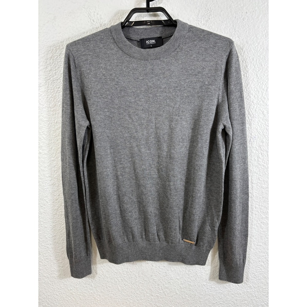 ICON Amsterdam The Santoni Crewneck Sweater Storm Grey IC-S24-TSCS-03-S Small